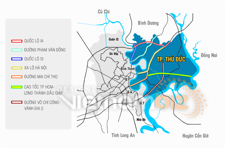 Tuyến giao thông tiềm năng bất động sản TP Thủ Đức?