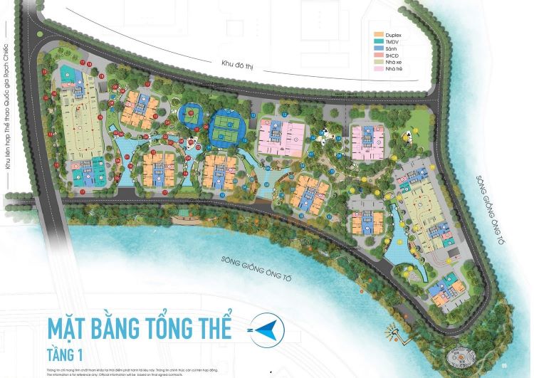 Mặt bằng The Privé