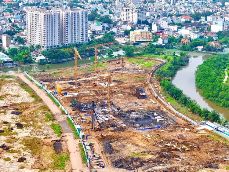 Tiến độ xây dựng The Privé 