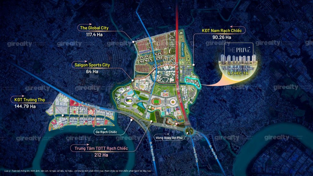 Vị trí dự án The Privé