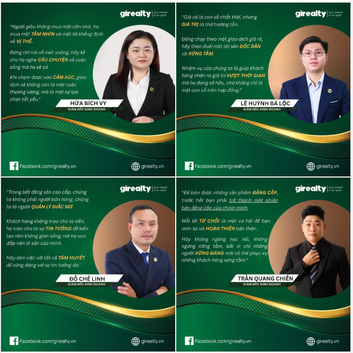 ĐỘI NGŨ GIREALTY: TƯ DUY DẪN ĐẦU – KIẾN TẠO DI SẢN
